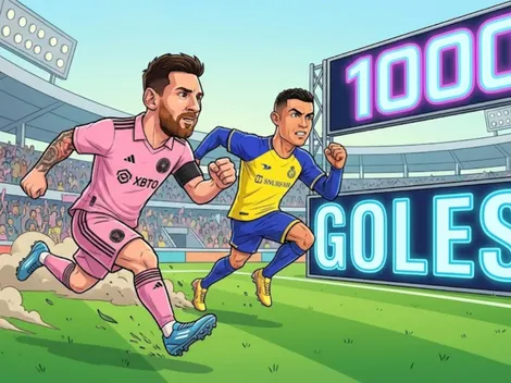 ¿Cómo está la carrera por los 1000 goles entre Cristiano Ronaldo y Lionel Messi?