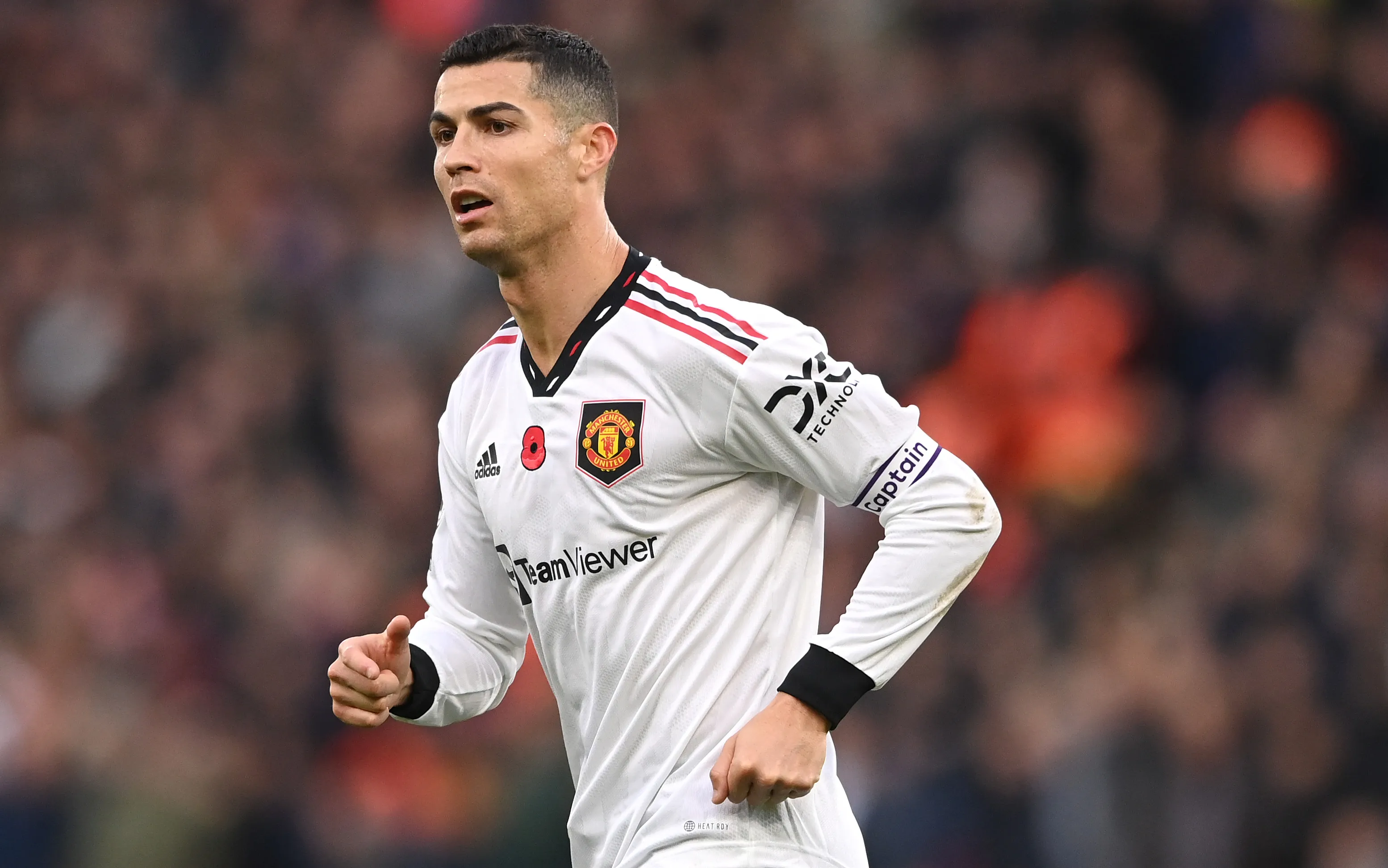 Cristiano Ronaldo durante su segunda etapa en el United (Getty Images)