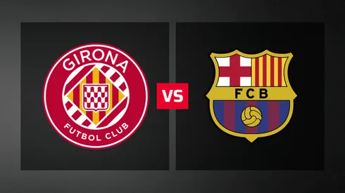 Girona vs. Barcelona por la liga española.