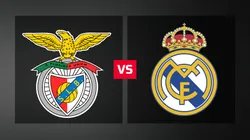 Benfica vs. Real Madrid por la Champions League.