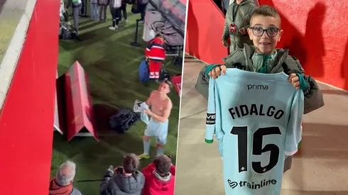 Fidalgo hace llorar a un niño tras darle su playera del Real Betis
