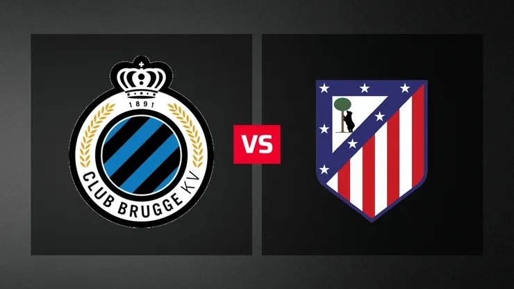 Brujas vs. Atlético Madrid por la Champions League.