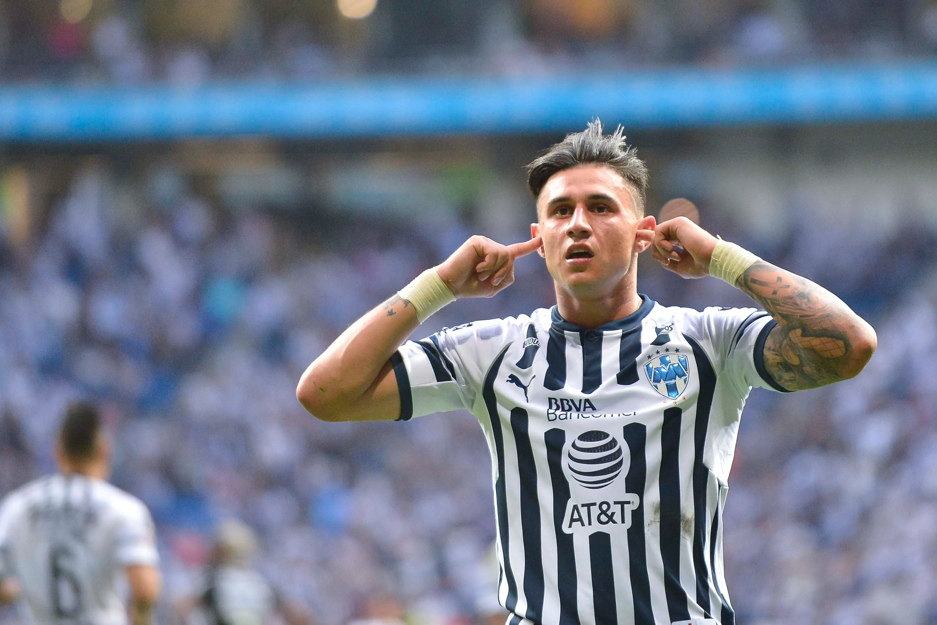 Adam Bareiro en su tiempo en Rayados [Foto: Getty]