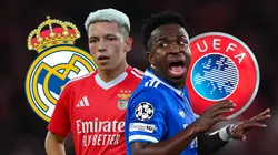Real Madrid envió sus pruebas a la UEFA por el caso de racismo entre Prestianni y Vinicius