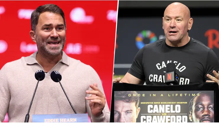 Eddie Hearn no apoya a Dana White en el boxeo.