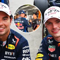 Así fue el esperado reencuentro entre Checo Pérez y Verstappen