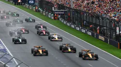 Largada del Gran Premio de Australia 2025