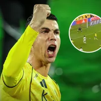 Cristiano Ronaldo convirtió un gol con Al-Nassr vs. Al-Hazm