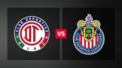 Toluca y Chivas, cara a cara en un partidazo.
