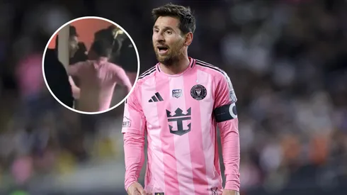 Messi muy enojado con la derrota de Inter Miami.