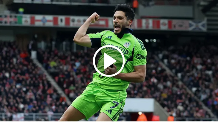 Raúl Jiménez brilló con Fulham ante Sunderland