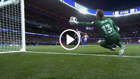 Jan Oblak salvó al Atlético Madrid de quedar en desventaja ante Brujas