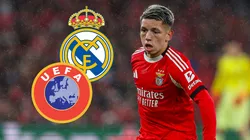 Prestianni estalló contra la UEFA y Real Madrid