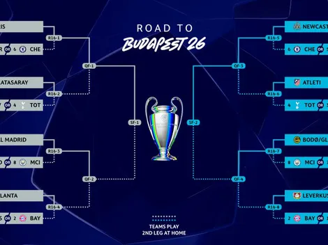 Así quedaron los cruces de octavos de final de la Champions