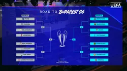 Así quedó el cuadro de la Champions, camino a la final en Budapest.