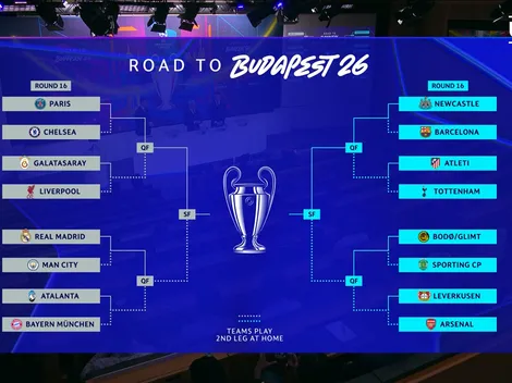 Así quedaron los cruces de octavos de final de la Champions