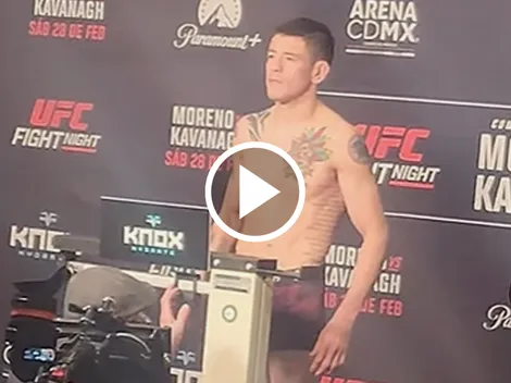 La otra cara de UFC: así fue el duro pesaje a horas de la velada en Ciudad de México