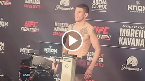 Brandon Moreno está listo para pelear en UFC México.