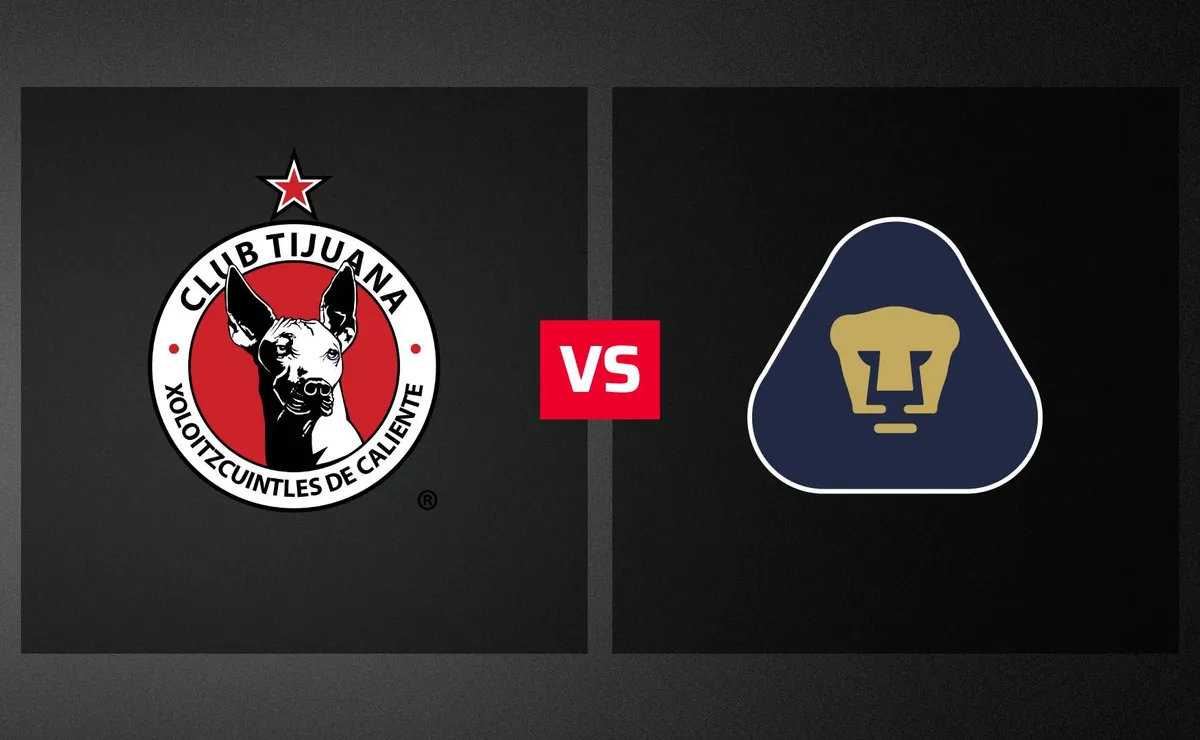 Las alineaciones de Xolos vs. Pumas UNAM por el Clausura 2026