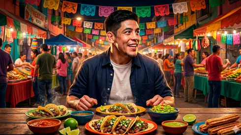 La comida mexicana aparece a la orden del día como un gran distractivo.