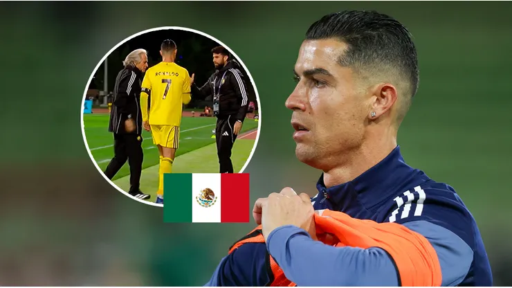 Cristiano Ronaldo no completó el partido de Al-Nassr
