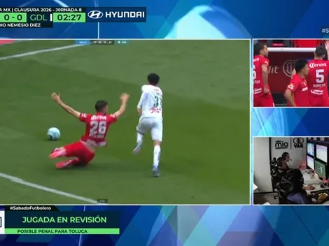 Amateur: el penal de Ledezma a Paulinho que le dio la ventaja a Toluca ante Chivas