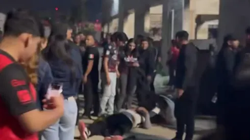 Bronca en el Xolos vs Pumas deja heridos en el Estadio Caliente