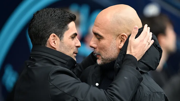Arteta y Guardiola, mano a mano por la gloria.
