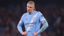 Erling Haaland, ni al banco en St James' Park.