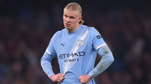 Erling Haaland, ni al banco en St James' Park.