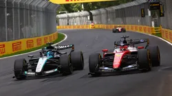 La lucha entre George Russell y Charles Leclerc
