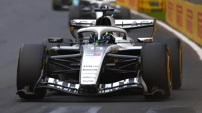 Checo Pérez en la carrera del GP de Australia 2026