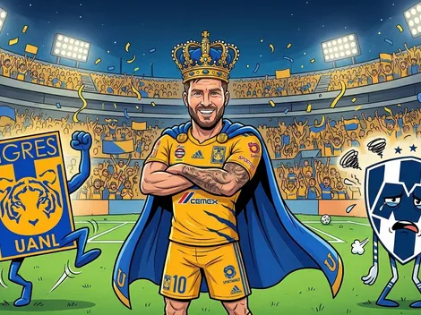 La tabla de goleo del Clásico Regiomontano tras la anotación de André-Pierre Gignac