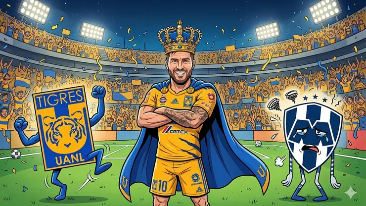 André-Pierre Gignac extendió su dominio en los goleadores del Clásico Regiomontano