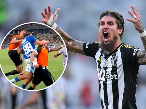 Fue golpeado por 7 jugadores de Cruzeiro y así quedó su rostro