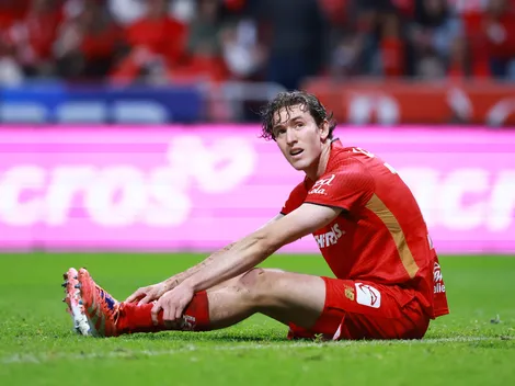 Marcel Ruiz salió lesionado en Toluca y lo sufre la Selección Mexicana