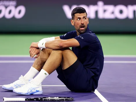 El impresionante momento que protagonizó Novak Djokovic en Indian Wells