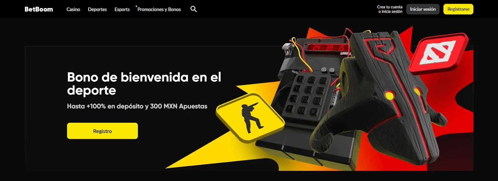 Betboom bono de bienvenida para deportes - bolavip MX