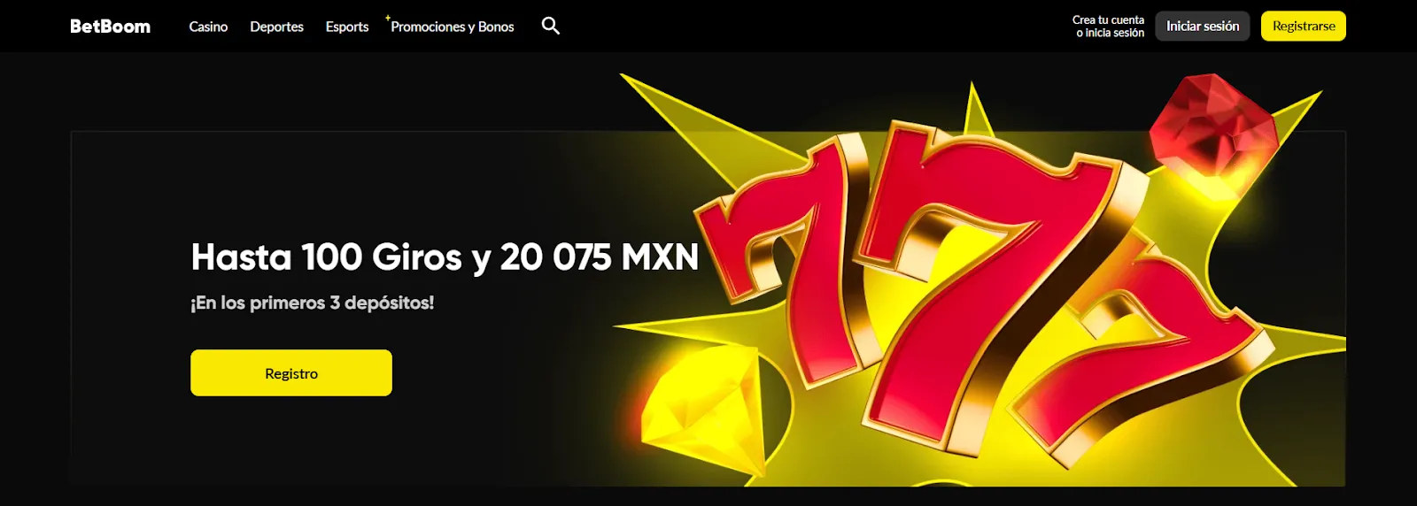 Betboom bono de casino - bolavip mx