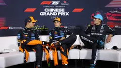 Los últimos miembros del podio del GP de China.