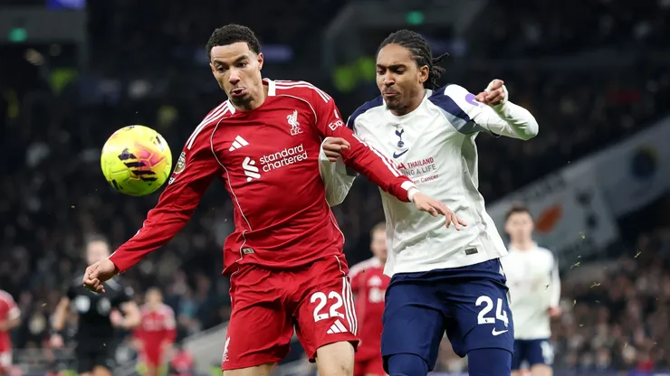 Liverpool venció por 2-1 a Tottenham en el juego disputado en Londres por la fecha 17 de la Premier League 2025/26.