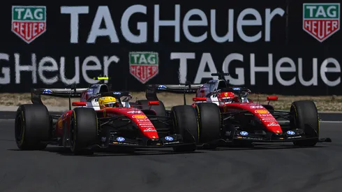 Lewis Hamilton y Charles Leclerc batallaron en la Sprint de China