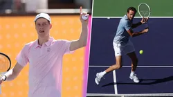Jannik Sinner y Daniil Medvedev definirán el título en Indian Wells.