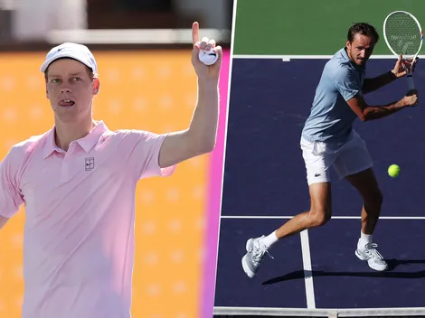 Jannik Sinner vs. Daniil Medvedev: día, hora y cómo ver en vivo la final del Masters 1000 de Indian Wells