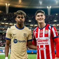 Mientras Yamal marcó 20 goles en la temporada, los que anotó González con Chivas