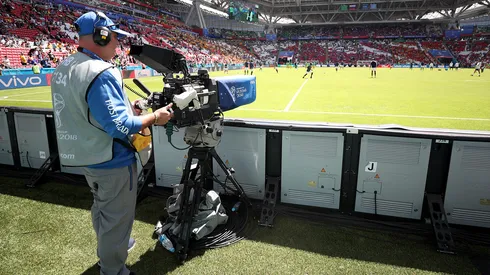 Cámara de transmisión en la Copa del Mundo 2018