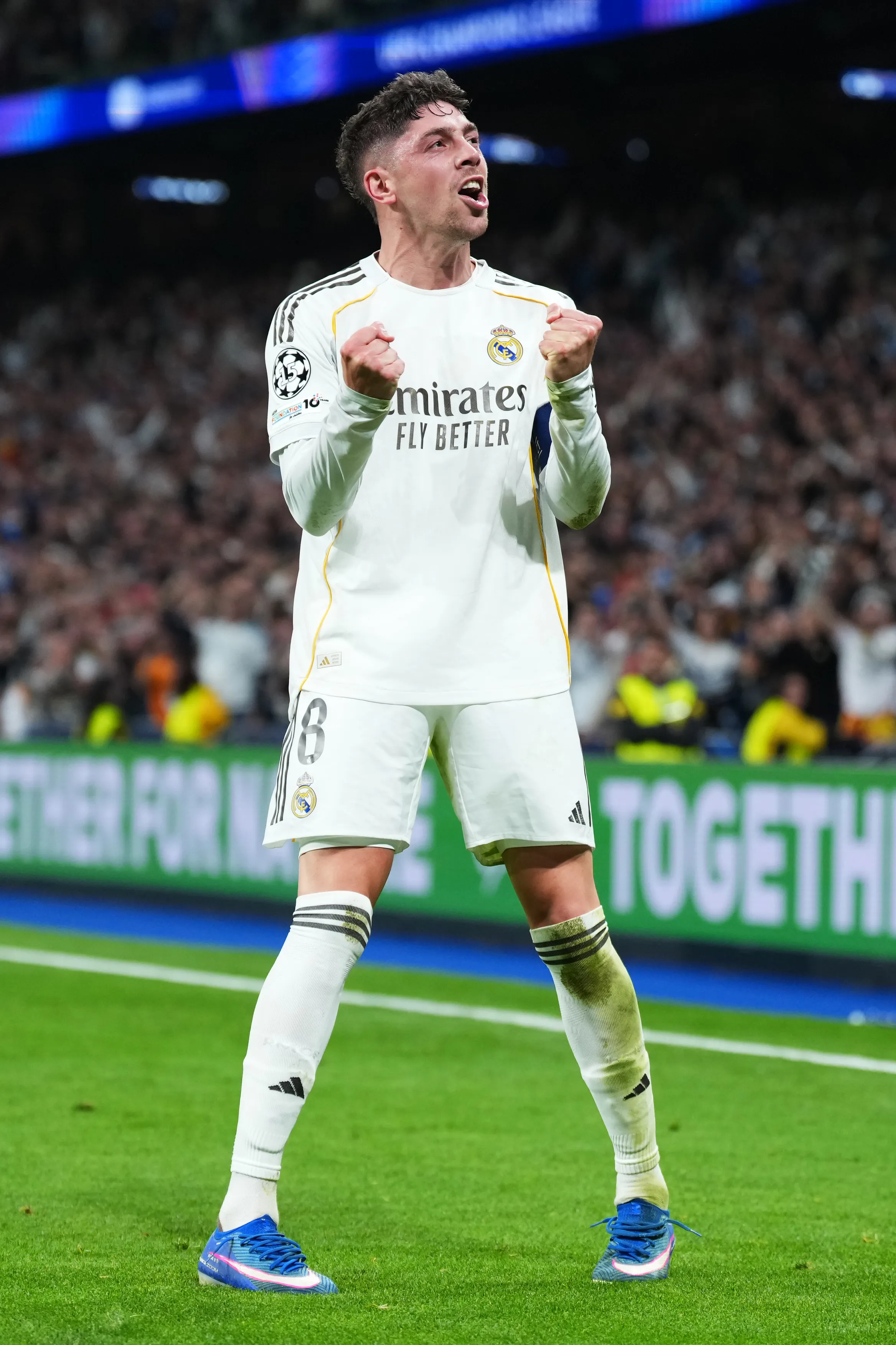 Federico Valverde anotó un triplete en la ida (Getty Images)