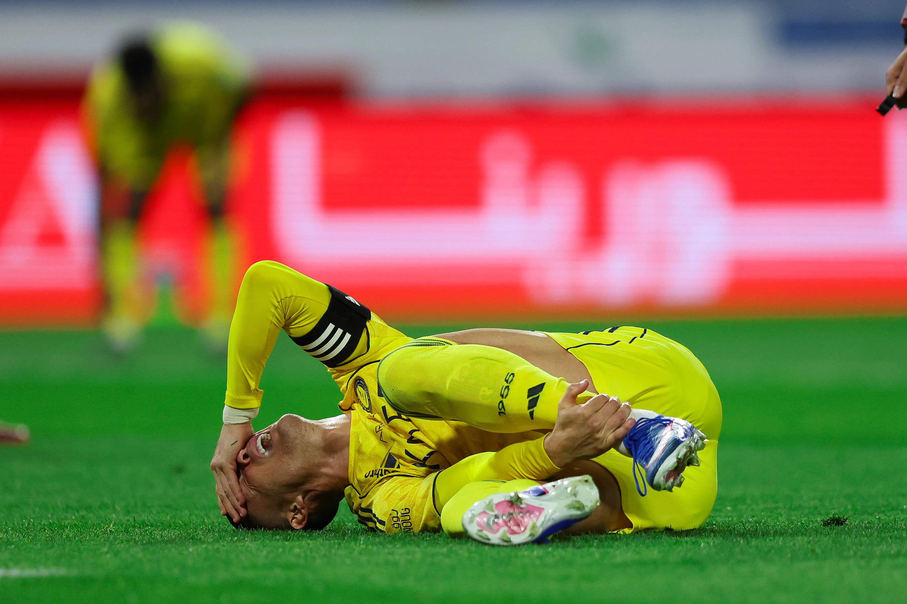 Cristiano Ronaldo se lesionó el 28 de febrero (Getty Images)