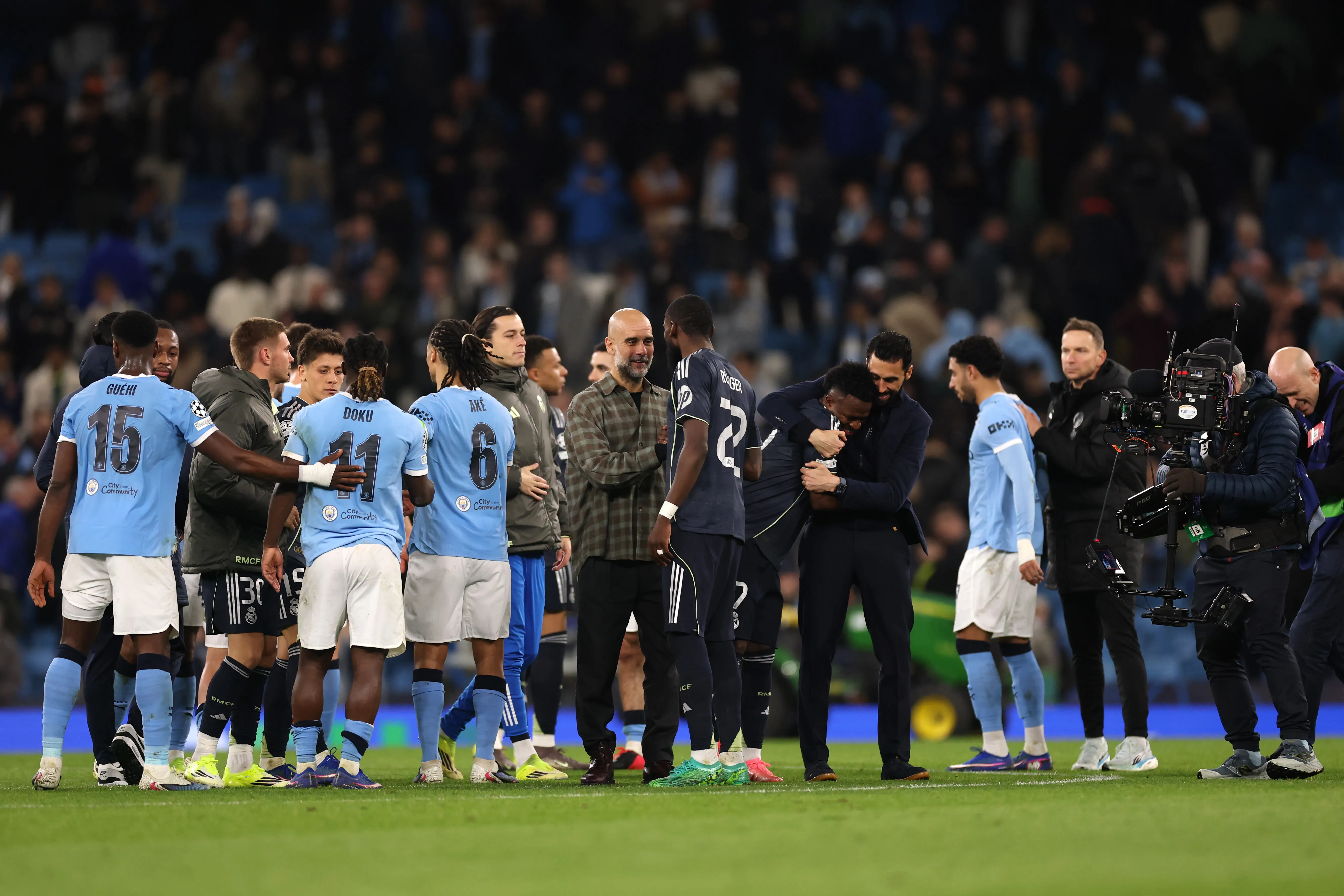 Guardiola mostró su respeto al Madrid tras la eliminación [foto: Getty]