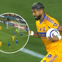 Rodrigo Aguirre no quiere ser menos que el América: así marcó en Tigres-Cincinnati